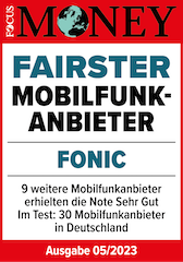 Focus Money: Fairster Mobilfunkanbieter 2023